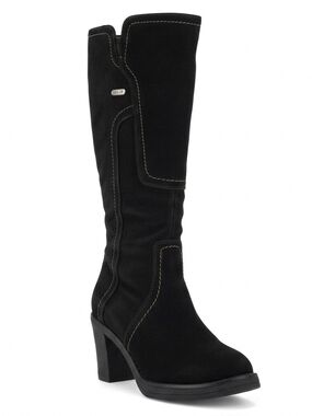 PAJAR CANADA Heritage Suede Heeled Winter Boots Made In Canada Shearling Lining